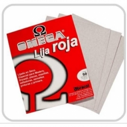 Lija Roja Omega Abracol Ferreteria ABRACOL-RLAX9-0240 